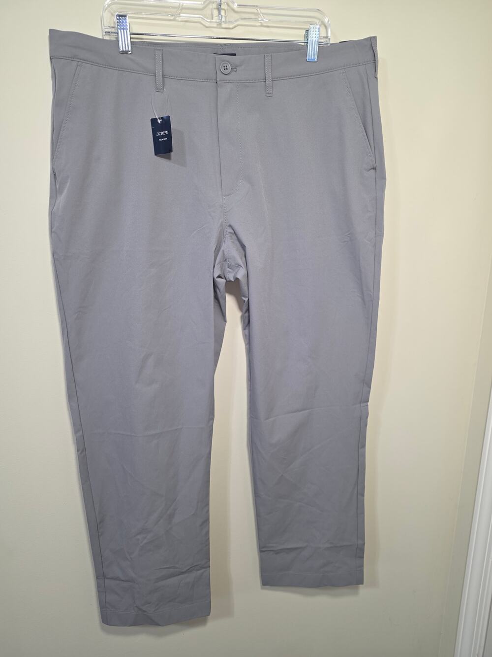 J crew tech Straight fit pants NWT 38x30 Gray